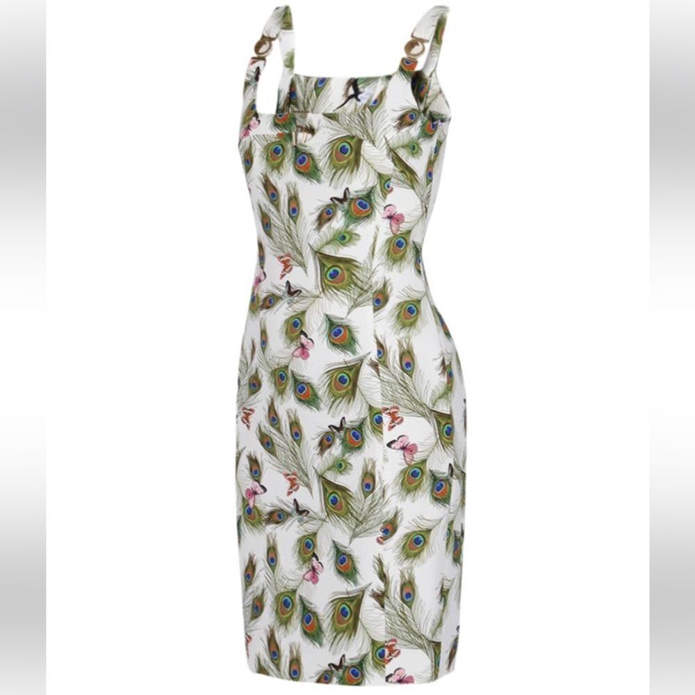 Versace Peacock Dress ~ Size 42